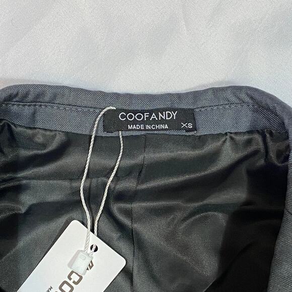 Coofandy Men 3 Piece Suit Extra Small Jacket Vest and Pants 2 Button Blazer - Picture 10 of 11